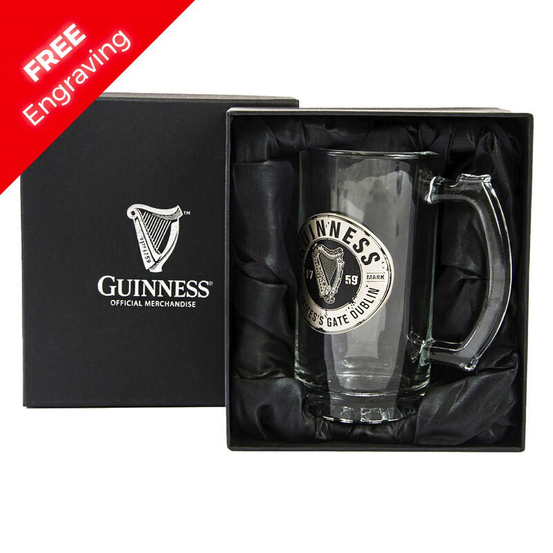 Guinness Tankard With Engraving and Gift Box
